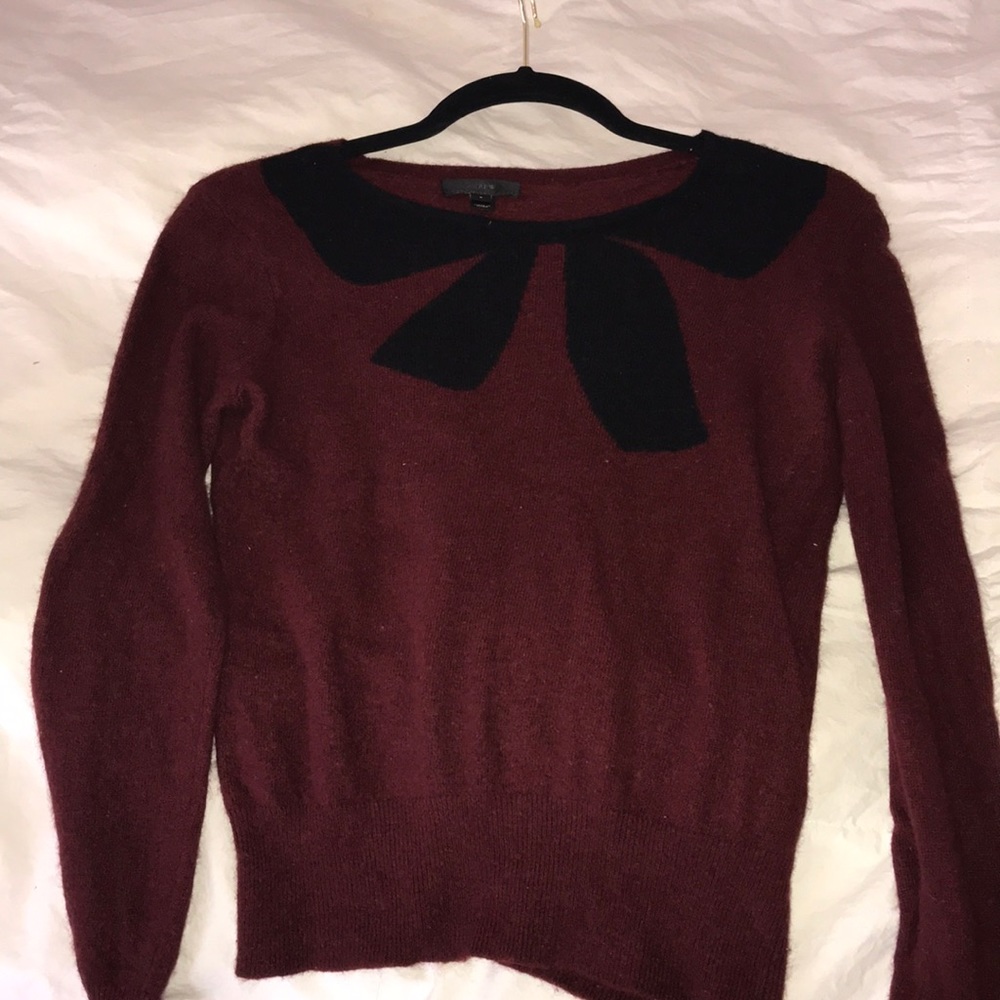 JCrew Bow Sweater Sz Small